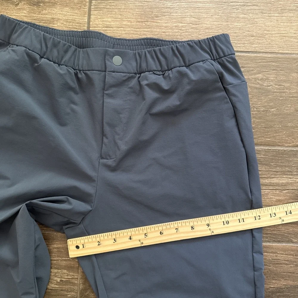 FIGS Pro Scrub Pants Men Medium Navy Blue Zip Fly Stretch Nylon Hybrid Pockets